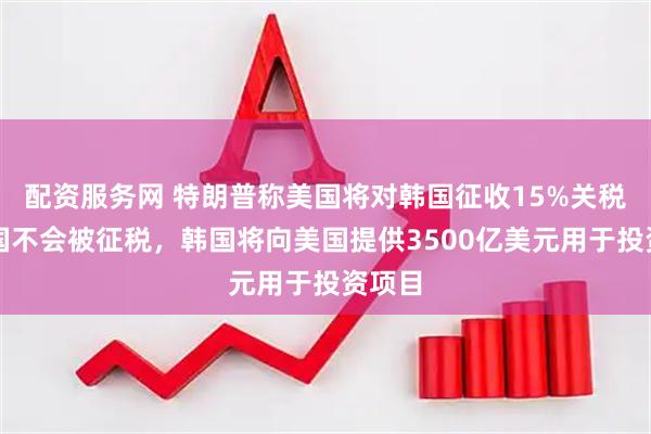 配资服务网 特朗普称美国将对韩国征收15%关税，美国不会被征税，韩国将向美国提供3500亿美元用于投资项目
